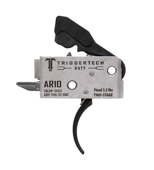 AR-10 Duty Trigger from TRIGGERTECH offers reliable performance with a longer take-up and forceful reset, ideal for MIL/LE Operators and experienced gunsmiths.